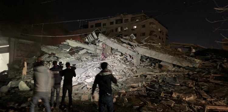Press release: Occupation events coverage of crimes in Gaza by targeting media headquarters