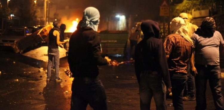 Suffocation injuries during clashes with the occupation forces in Kafr Aqab