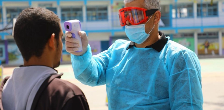 Corona Gaza .. deaths, 144 injuries, and 400 cases of recovery