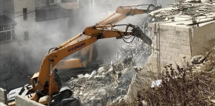 The occupation demolishes the properties of citizens in Jerusalem and Bethlehem