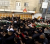Thousands of people mourn the two martyrs, Muhammad and Muhannad Mutair, in Qalandia camp