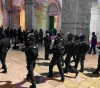 Injuries during the occupation forces storming Al-Aqsa Mosque