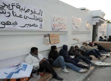 Asylum seekers in Tunisia are looking for a way out of an increasingly deteriorating situation