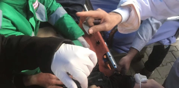 Injuries by the Israeli occupation forces in the return marches east of Gaza