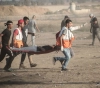 A martyr and dozens of injuries in the marches of return east of Gaza