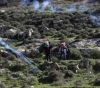 elderly person was among them .. injured during the occupation&acute;s suppression of peaceful marches in the West Bank
