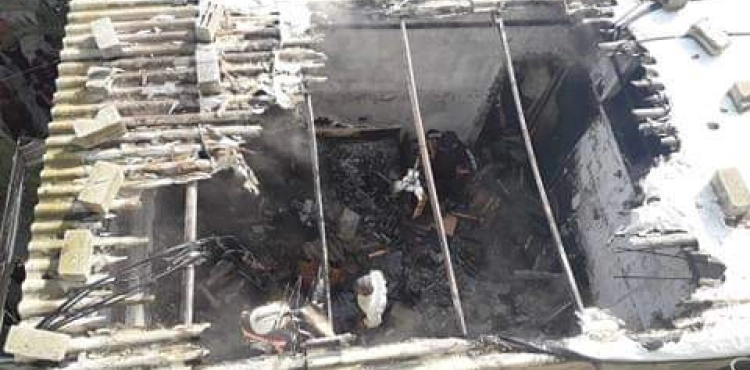 Fire kills two children in Gaza and injures the third seriously