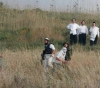 Clashes during an attack by settlers in Qasra