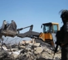 The Israeli occupation forces demolished a facility under construction west of Nablus