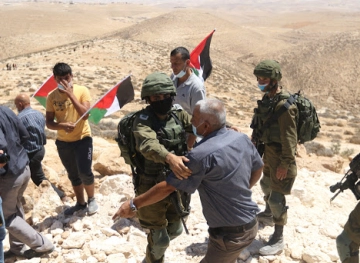 The occupation suppresses a protest against the settlements in Masafer Yatta, south of Hebron