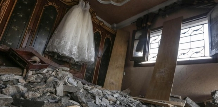 Two martyrs in Gaza who were married for only two months
